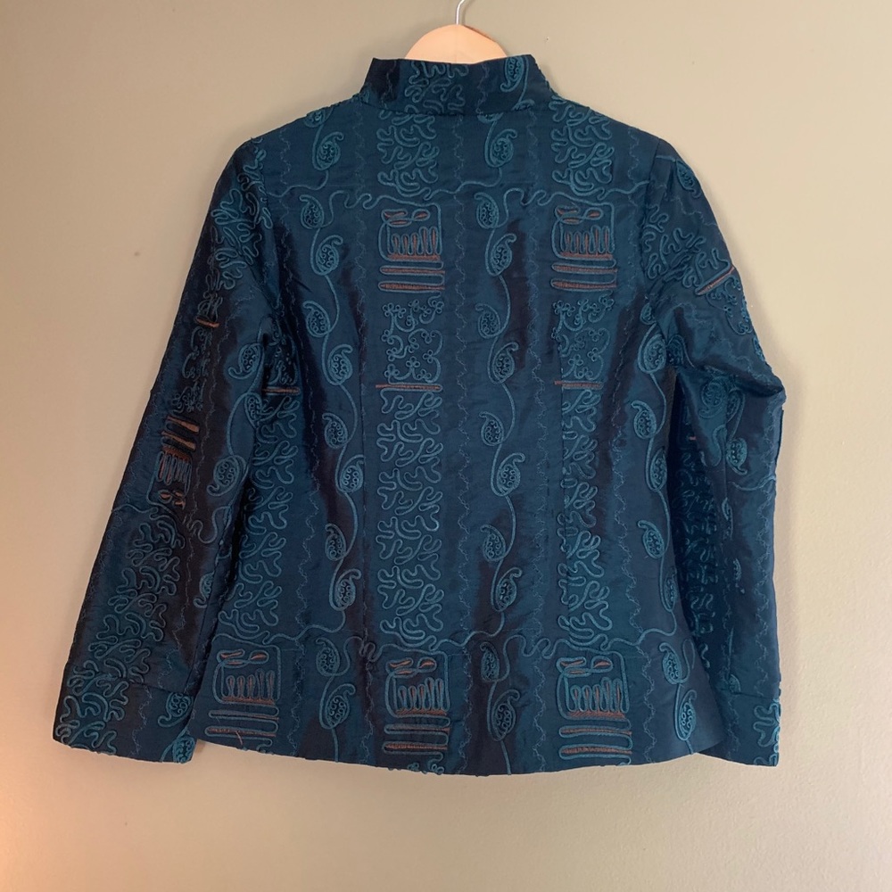 Silk Embroidered Jacket - Picture 7 of 8
